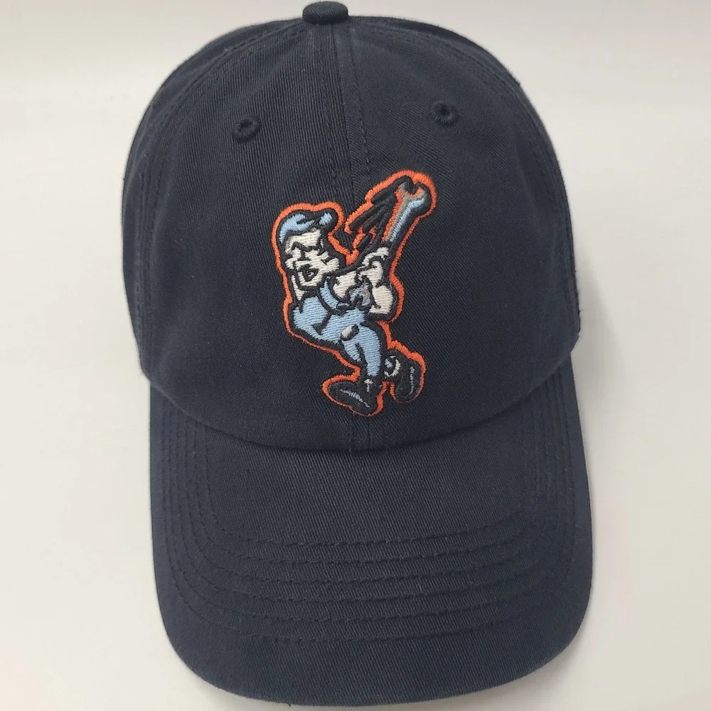 Inland Empire 66ers Hat Fitted M 47 Brand Franchise Black Orange MiLB Baseball